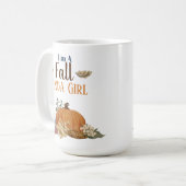 Mug Je suis une fille d'automne (Devant gauche)