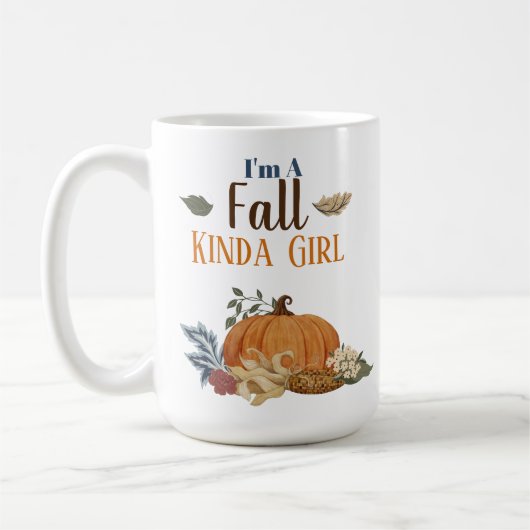 Mug Je suis une fille d'automne (Gauche)