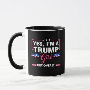 Mug Je suis une fille de Trump
