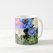 Mug Je suis une fleur délicate (Devant droit)