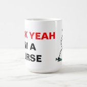 Mug Je suis une infirmière (Centre)