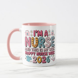 Mug Je suis une infirmière Bonne semaine des infirmièr