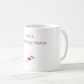 Mug Je suis une infirmière en hématologie - Infirmière (Devant droit)