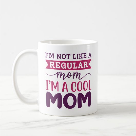 Mug Je suis une maman Cool (Gauche)