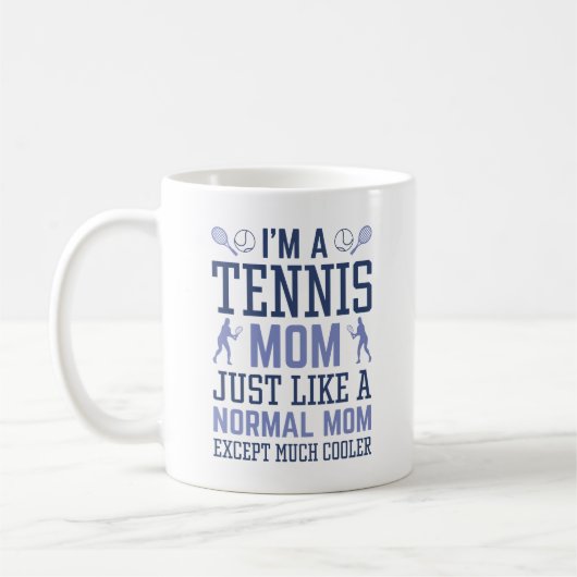Mug Je suis une maman de tennis (Gauche)