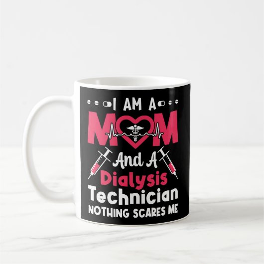 Mug Je Suis Une Maman Et Un Technicien Dialyse Techniq (Gauche)