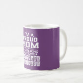 Mug Je suis UNE MAMAN FIÈRE de la SOFTWARE ENGINEER (Devant droit)