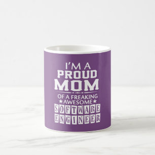 Mug Je suis UNE MAMAN FIÈRE de la SOFTWARE ENGINEER
