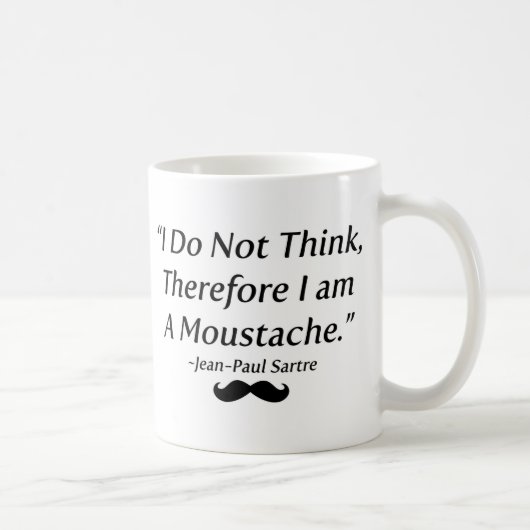 Mug Je suis une moustache (Droite)