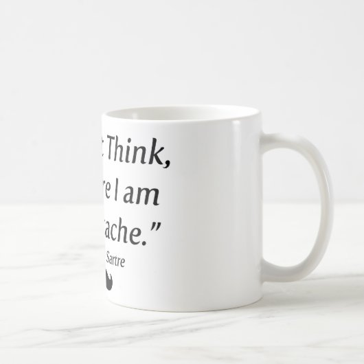 Mug Je suis une moustache (Droite)