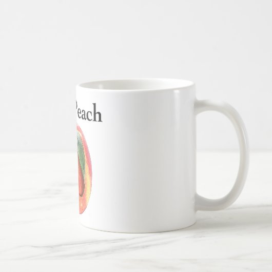 Mug Je suis une pêche (Droite)