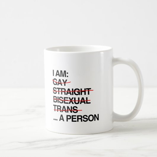 MUG JE SUIS UNE PERSONNE (Droite)