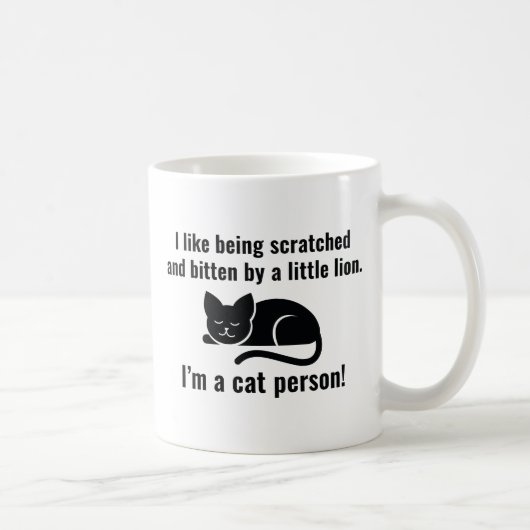 Mug Je Suis Une Personne À Chat (Droite)