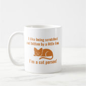 Mug Je Suis Une Personne À Chat (Gauche)