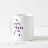 Mug Je suis une personne très humble (Devant gauche)