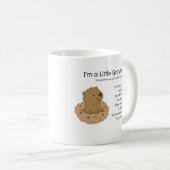 Mug Je suis une petite marmotte (Devant droit)