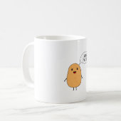 Mug Je suis une pomme de terre (Devant gauche)