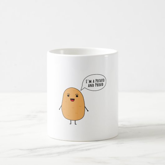 Mug Je suis une pomme de terre et fière (Centre)
