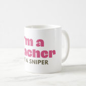 Mug Je suis une réforme des armes à feu d'enseignant (Devant droit)