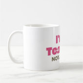 Mug Je suis une réforme des armes à feu d'enseignant (Gauche)