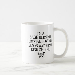Mug Je suis une sage qui aime brûler des cristaux en r