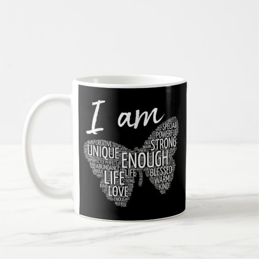 Mug Je Suis Unique Loi Forte d'Attraction Affirmation (Gauche)