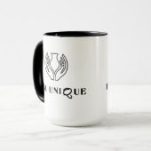 Mug JE SUIS UNIQUE Minimaliste (Devant gauche)