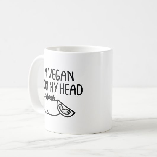 Mug Je suis Vegan (Devant gauche)