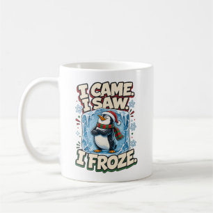 Mug Je suis venu, j'ai vu, j'ai gelé. Un drôle de ping