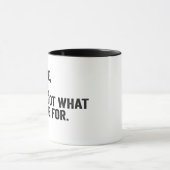 Mug Je Suis Venu J'Ai Vu J'Ai Oublié Ce Que Je Suis Ve (Centre)