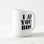 Mug Je suis votre patron. Coutume (Devant droit)