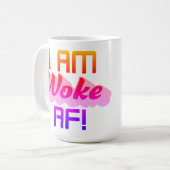 Mug Je suis Woke AF ! (Devant gauche)