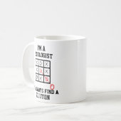 Mug Je Suis Zoologiste Je Trouve Toujours Une Solution (Devant gauche)
