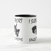 Mug Je Supporte Les Moms Uniques (Centre)