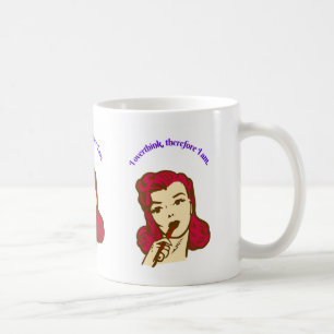 Mug Je suranalyse, donc je suis – Retro Pop Girl Illus