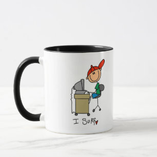 Mug Je surfe sur le web Tshirts et cadeaux