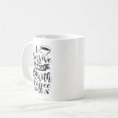 Mug Je survis à lundi avec du café (Devant gauche)