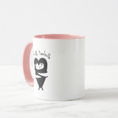 Mug Je T’aime Heart Hug Sweet Nom personnalisé Plein d (Devant gauche)
