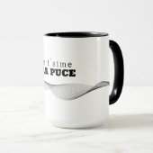 Mug Je t’aime Ma Puce (Devant droit)