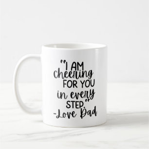 Mug “Je t’encourage à chaque étape – Avec amour, Papa”