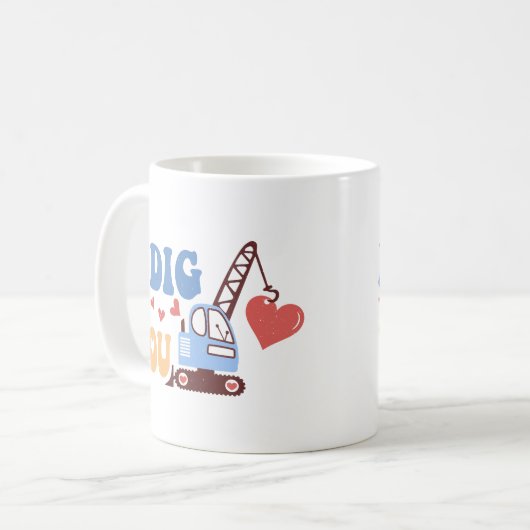 Mug Je T'Ai Creusé (Devant gauche)