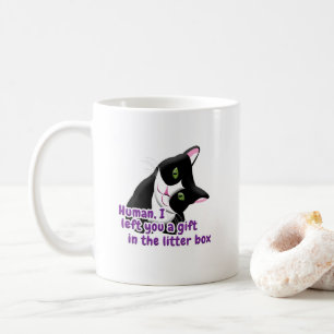 Mug Je t'ai laissé un chat cadeau