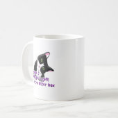 Mug Je t'ai laissé un chat cadeau (Devant gauche)