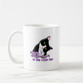 Mug Je t'ai laissé un chat cadeau (Gauche)