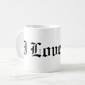 Mug - Je t'aime (Devant gauche)