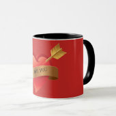 Mug Je t'aime (Devant droit)