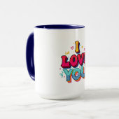 Mug Je t'aime (Devant gauche)