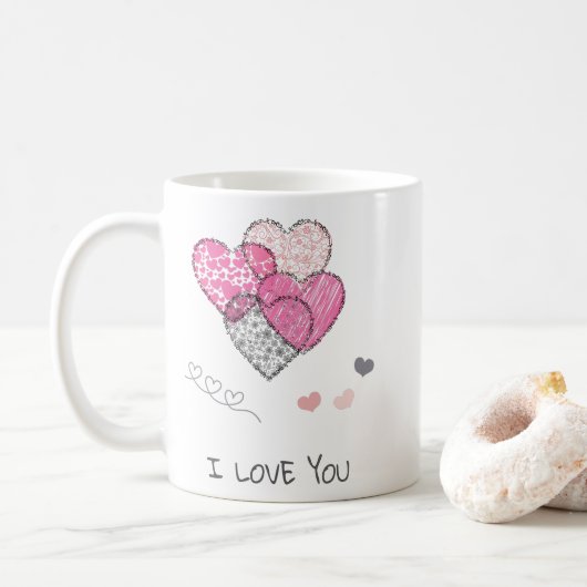 Mug Je t'aime (Avec donut)