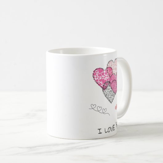 Mug Je t'aime (Devant droit)