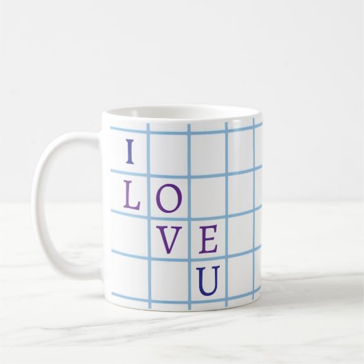 Mug "Je t'aime" (Gauche)